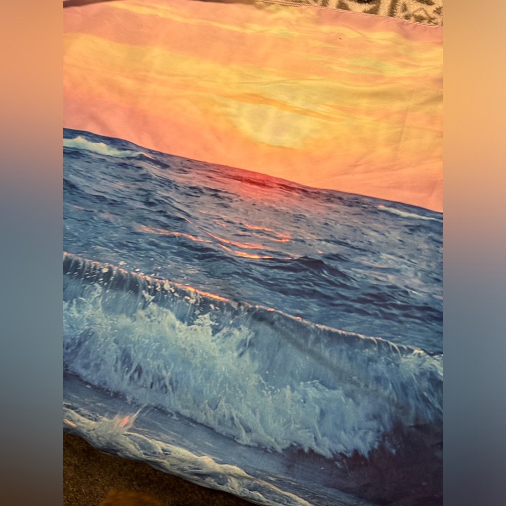Sunset ocean tapestry